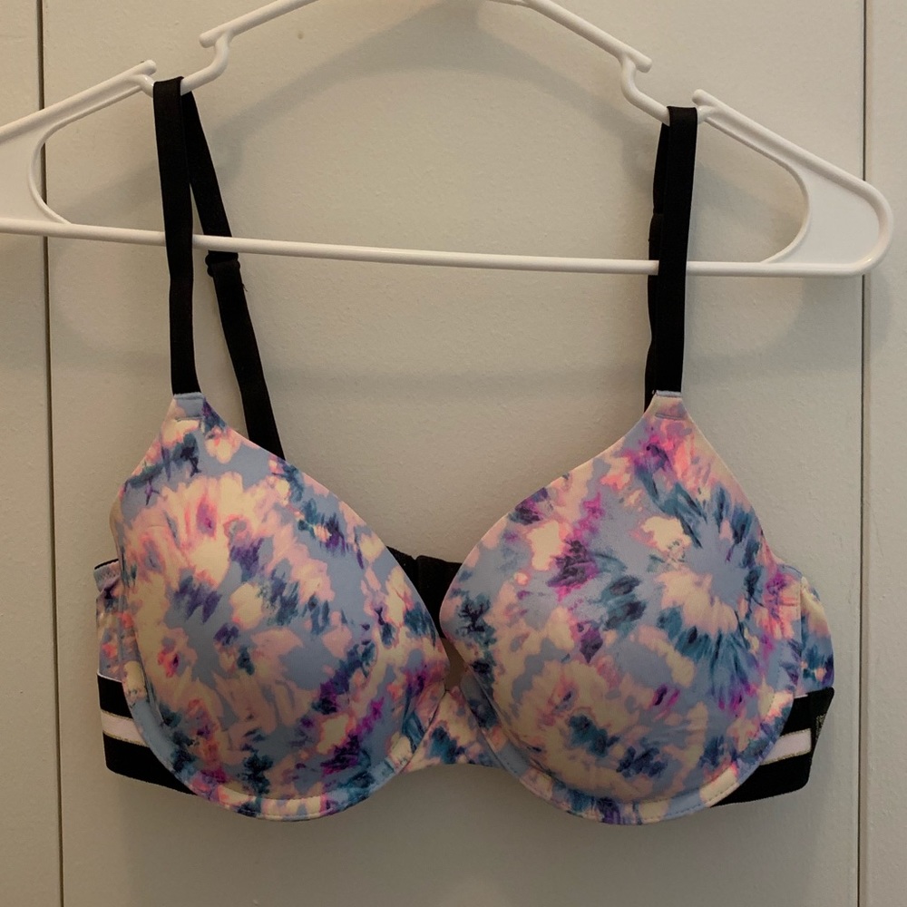 34D PINK Tie Dye T-Shirt Bra